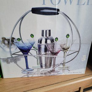 Towle Nine piece Martini set